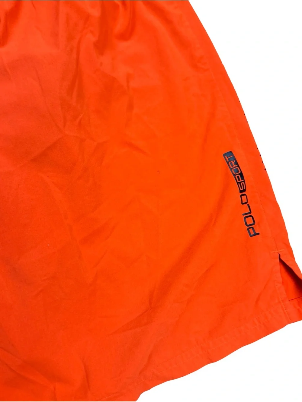 Mens Polo Ralph Lauren Sport Orange Athletic Lined Running Shorts Size M